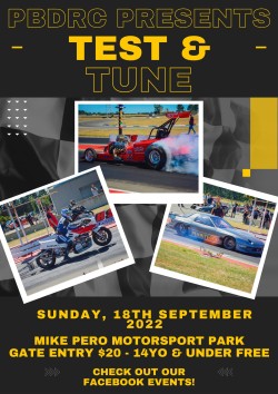 18th September 2022 - Test and Tune 