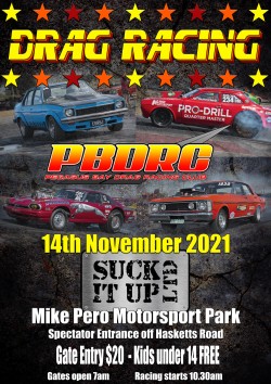 SUCK IT UP! 14 November 2021 Competition Meeting 